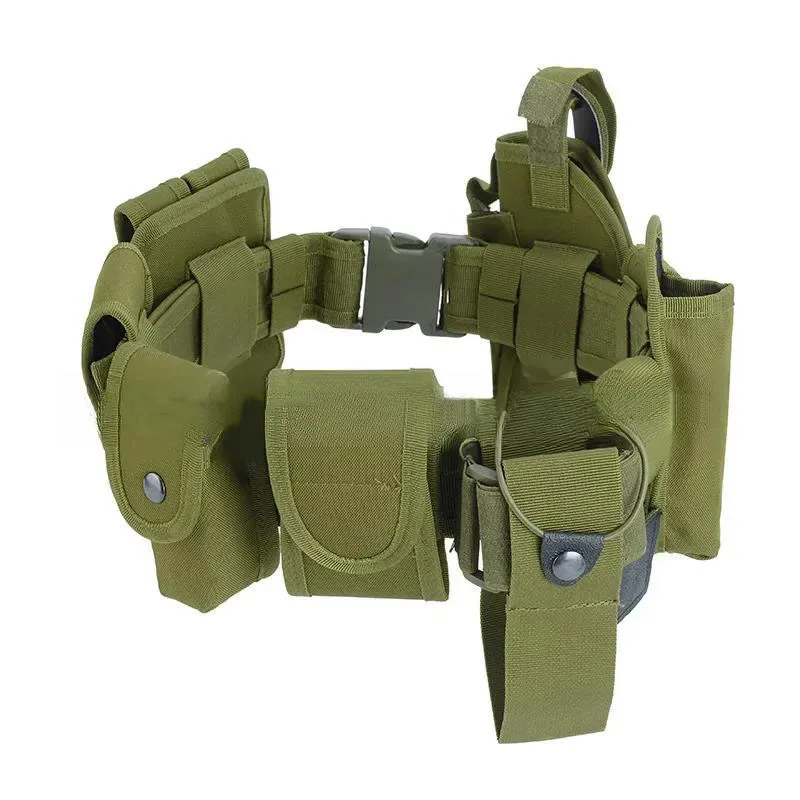 Tactical Belt Training Duty Security Equipment Accessories Waist Bag Multi-functional Nylon Waterproof Tactic Waist Belt