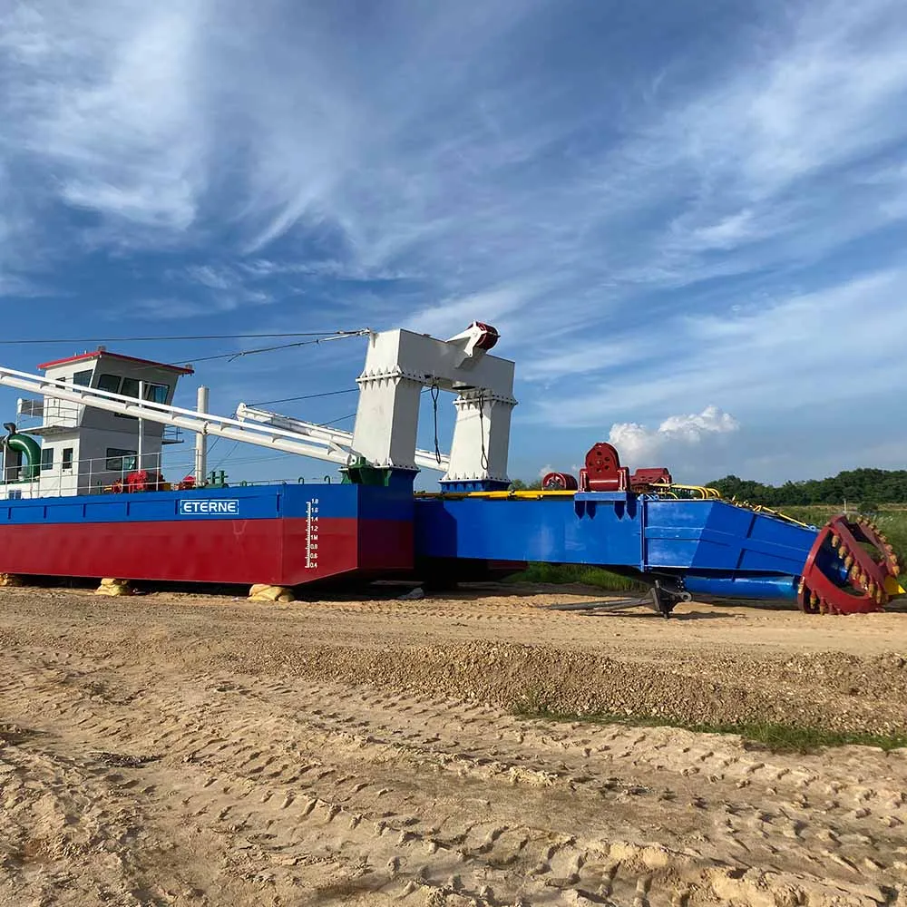 Motor Engine-Sand Pump Hopper Trailing Suction Hopper Bucket Backhoe Suction Cutter Dredger Machine River Ship Vessel Boat