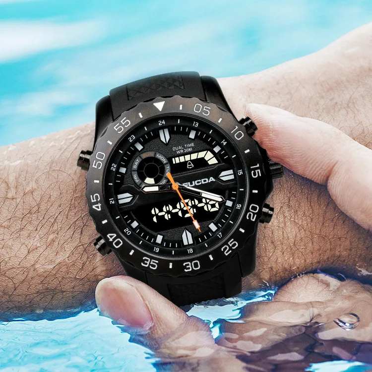 DIRAY Herren Sport uhren Legierung Luxus Alarm Datum Digitale