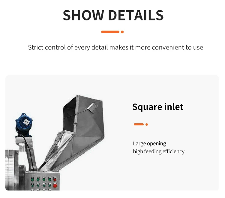 New Design Rotary Drum Mixer Pla Granules Food Grade Mixing Pan Pricessong High Speed Granulator supplier