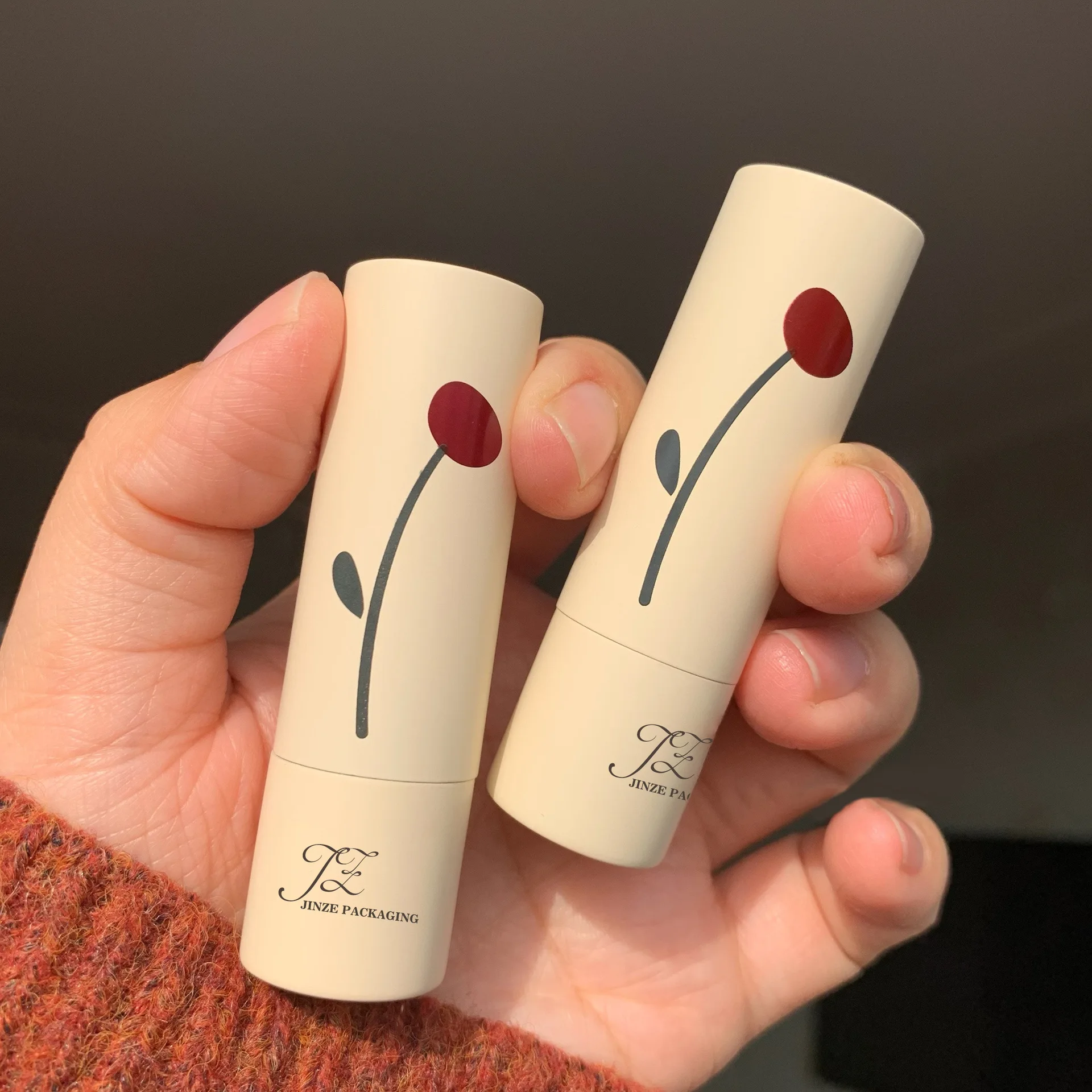 Round Lipstick Tube Lipstick Tube Mouth Wax Tube Package Material Custom Logo Buy Round