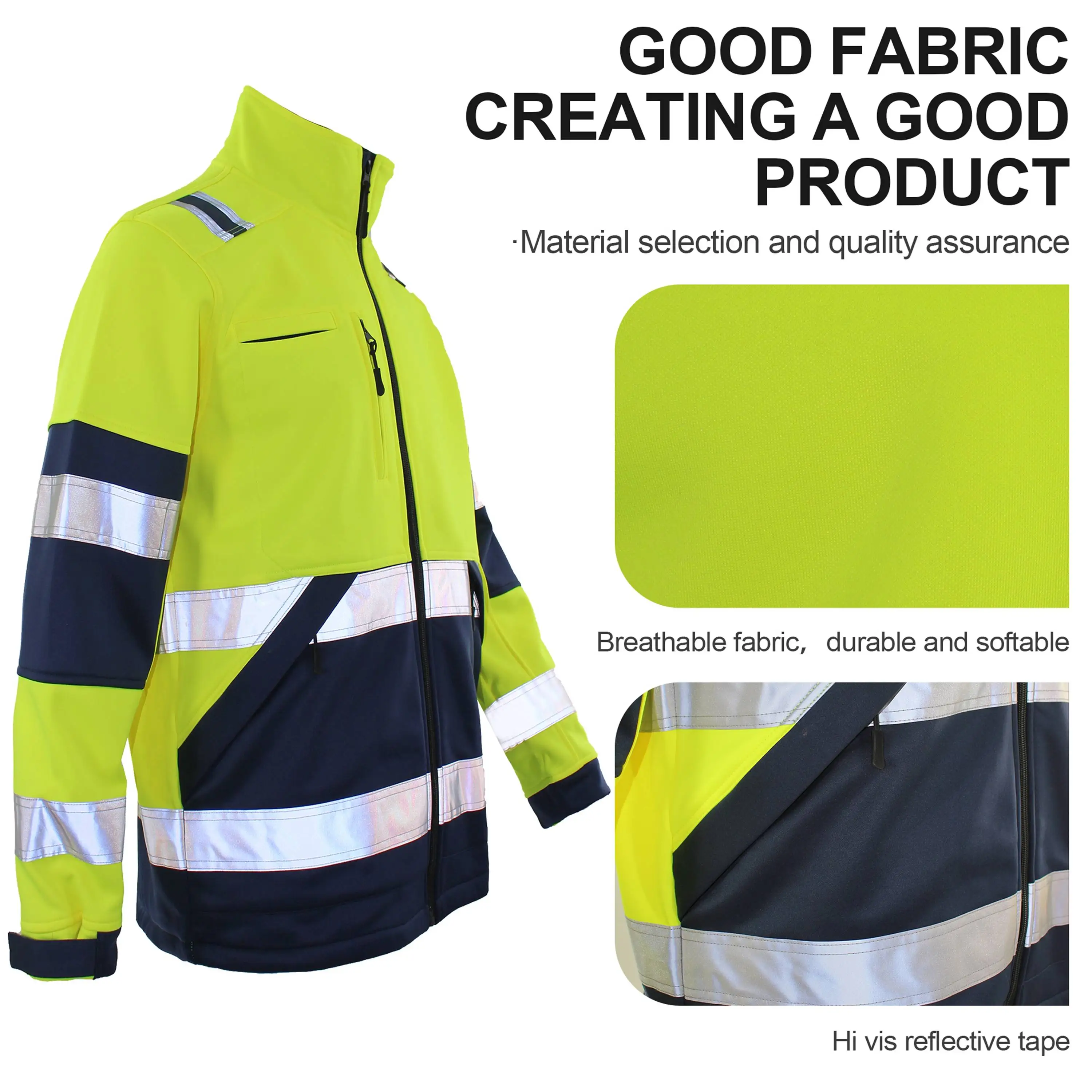 Seaicéad Machnamhach Sábháilteachta Tráchta na Síne Le Monaróirí \u0026  Soláthraithe Póca Cliabh \u0026 Monarcha - Ceannaigh Jacket Machnamhach  Sábháilteachta Tráchta Le Póca Cliabh - Topmatched, image size:3000x3000