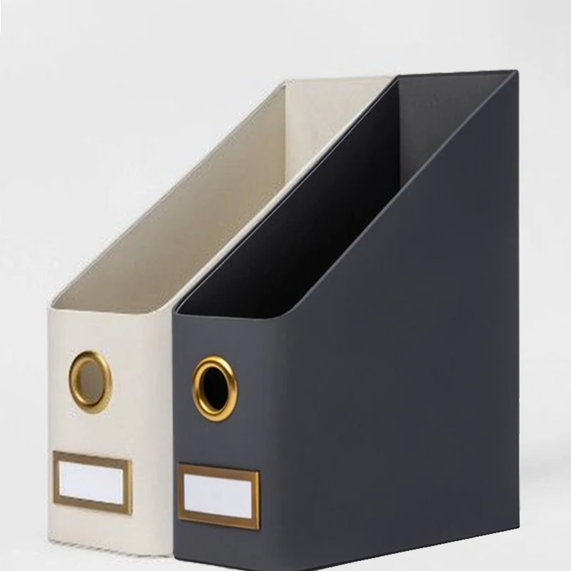 
Персонализированная Современная Элегантная настольная цветная бумажная картонная папка А4 для хранения канцелярских принадлежностей/настольных органайзеров 