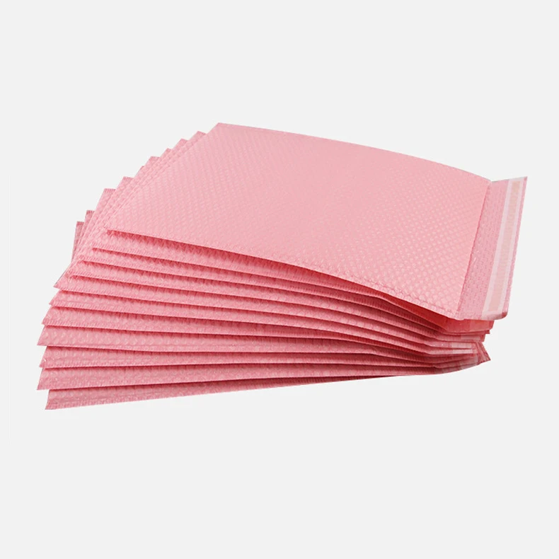 Self Seal Foil Pink Padded Envelopes Wrap Mailing Bags Black Metallic Bubble Mailer supplier