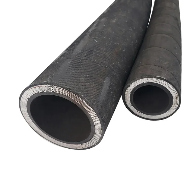 Type SAE100R1 SAE100R2 SAE100R17 and Suitable for Petroleum and Water Based Hydraulic Fluid Rubber Hose