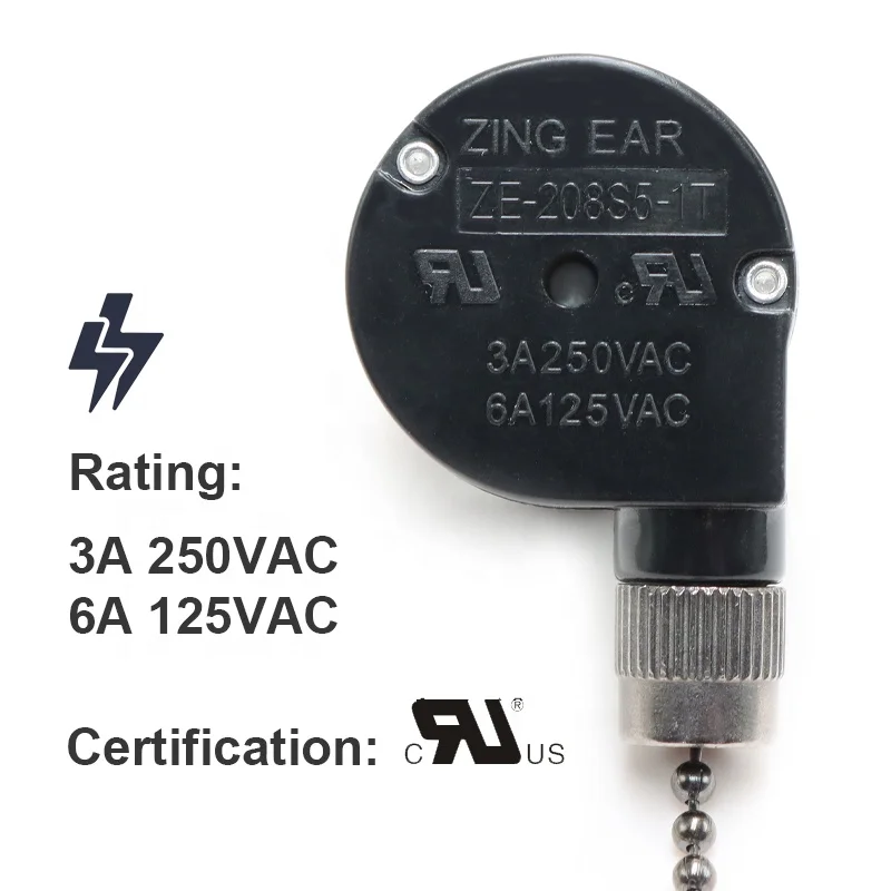 Ceiling Fan, ZING, EAR, ZE-208S5-1T, Plastic - detail 12