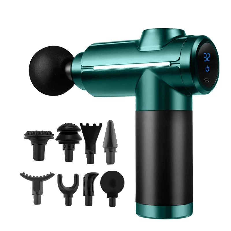 massager vibrating Massage Gun Percussion Massager Deep Tissue Muscle Vibrating Relaxing –  trendytreasureend main image 1