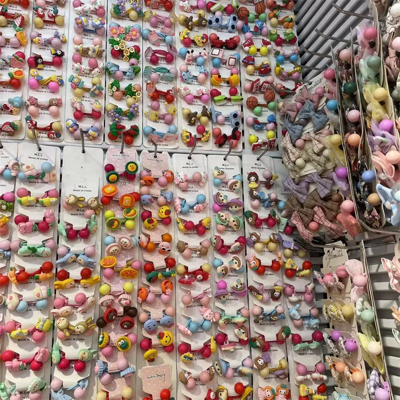 Mylulu Free Samples Kids Girls Baby Knocker Balls Hair Ties Bobbles