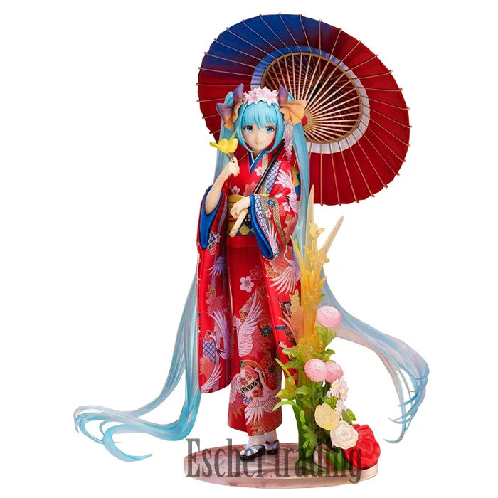 Цветное кимоно 1/8 фигурка сильнее Мику