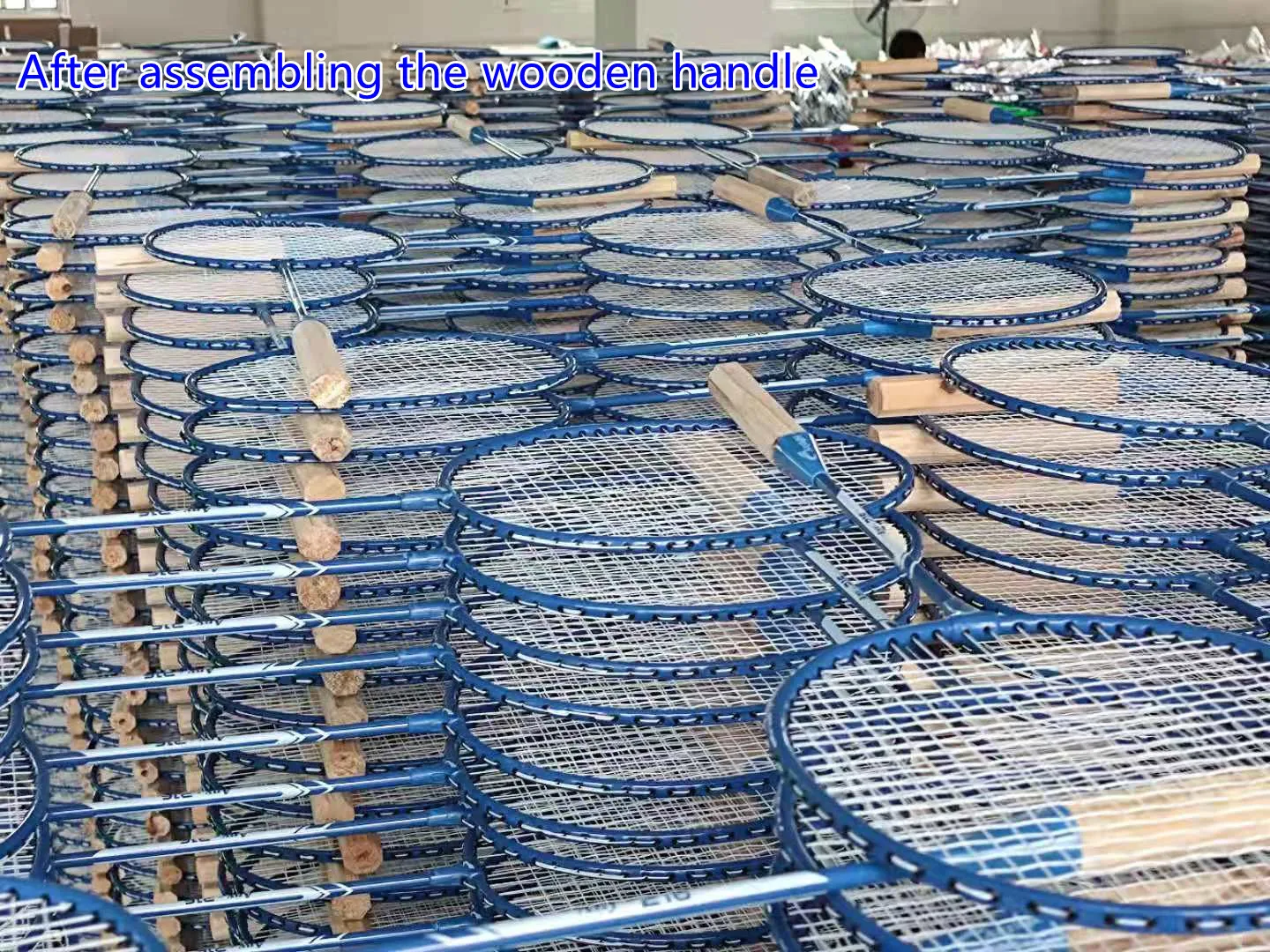 Hot sales cheap steel badminton racket high quality  badminton racket set made in China details