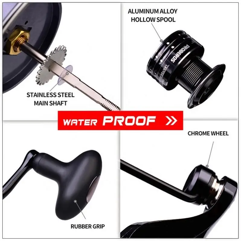 19kg Max Drag Double Brake Design Fishing Reel Super Strong Carp Fishing Feeder Spinning Reel Spinning Wheel