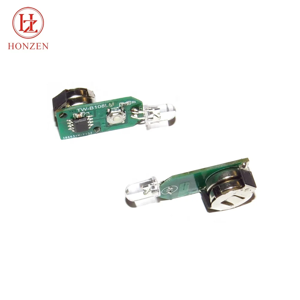 Single Button Operated Pcba Board Mini 3mm Led Diode Lights