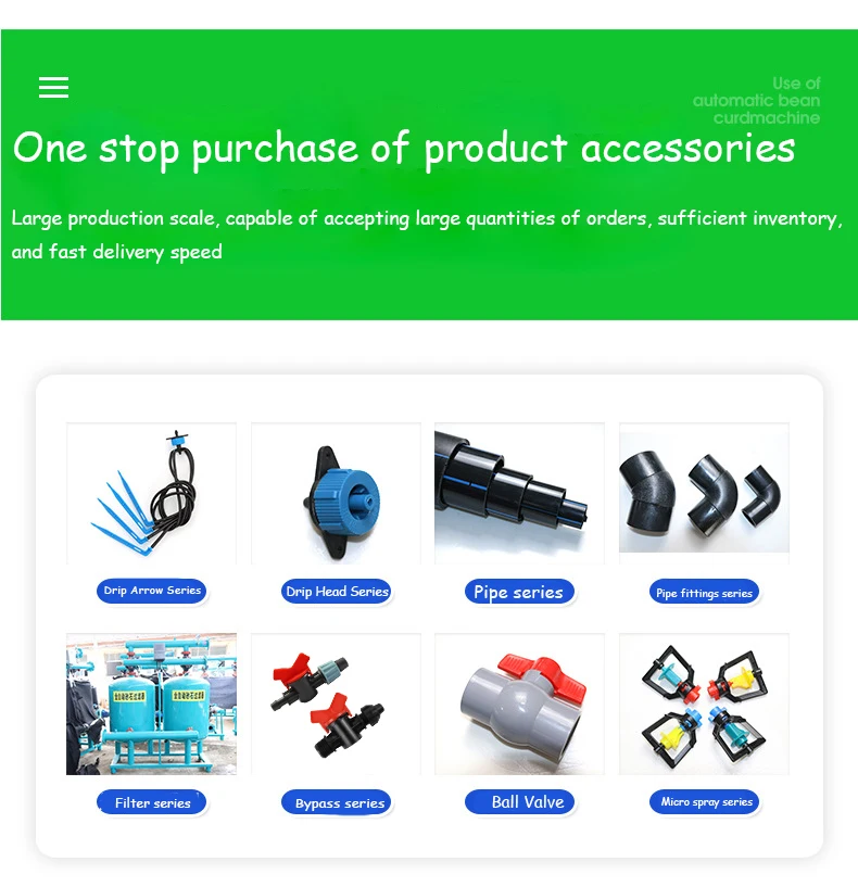 Drip Irrigation Pipe With Cylindrical Drip Pipe Embedded Inside Orchard