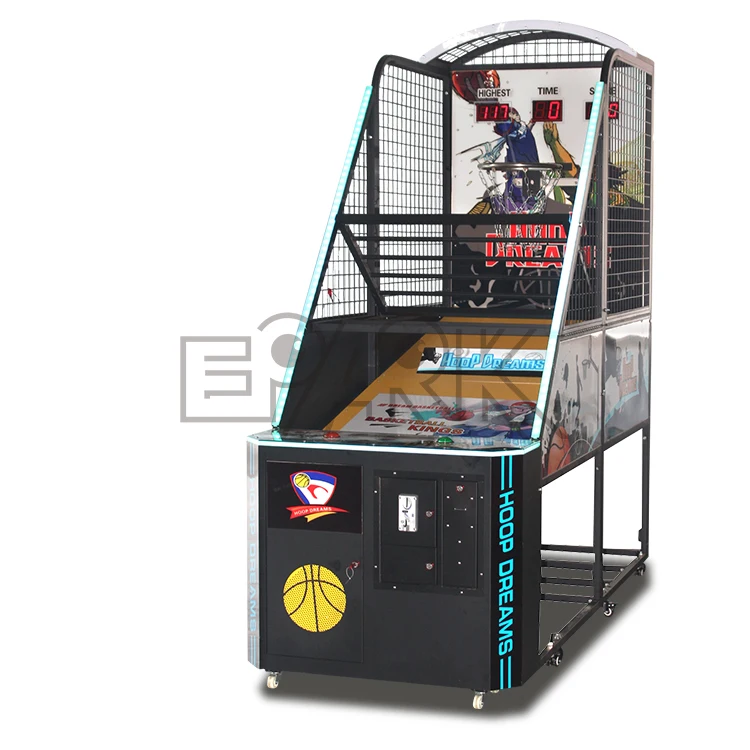 Quality Extreme Fun Park Machines with Timer Board EPARK Folding Street Basketball Game Machine for Arcade
