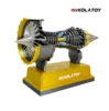 NIKOLATOY miniaturizzato turboventilatore per aereo Trent 900 (giallo).