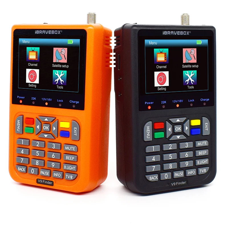 V9Finder Full HD Digital TV Receiver Satellite Signal MPEG-4 H.265 DVBS2 Sat Finder