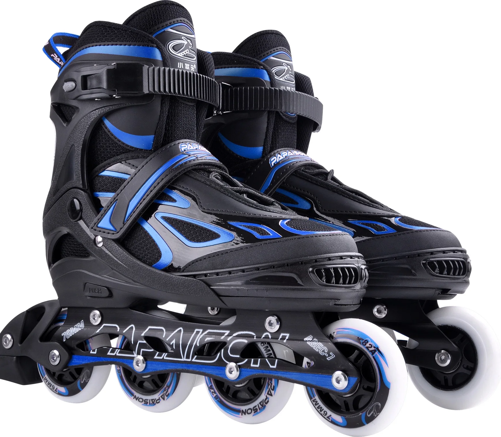 Led Light 4 Wheels Inline Skate Skating Shoes for Boys