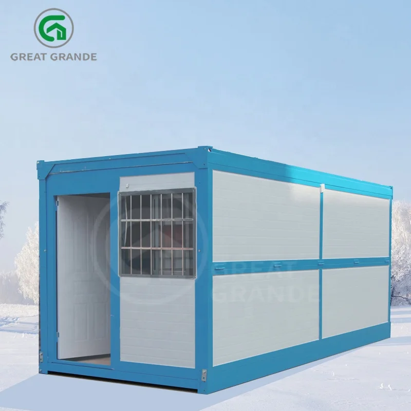 Grande Tiny Portable Shipping Container Office Garage Factory Foldable Mobile House Folding Container Houses