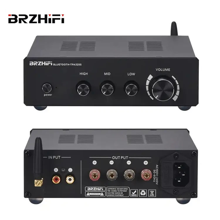 BRZHIFI PAD-3255-A DAC Tap3255 HiFi Aluminum 2 Channel Bluetooth