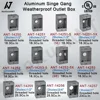 (3holes)3/4" threaded hole 25.5 Cu.In