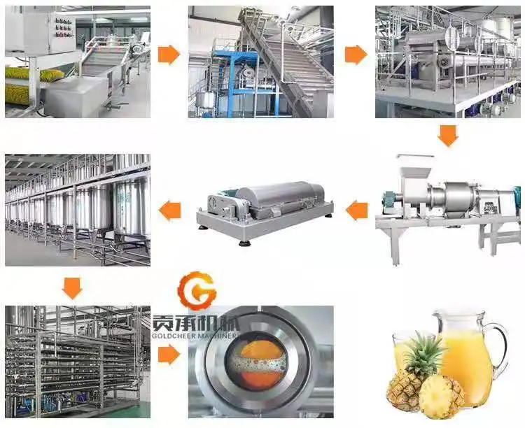 2023 Natural apple Juice Machines Pomegranate Juice Machine Spare Parts Passion Orange Guava mango Juicer Processing Line
