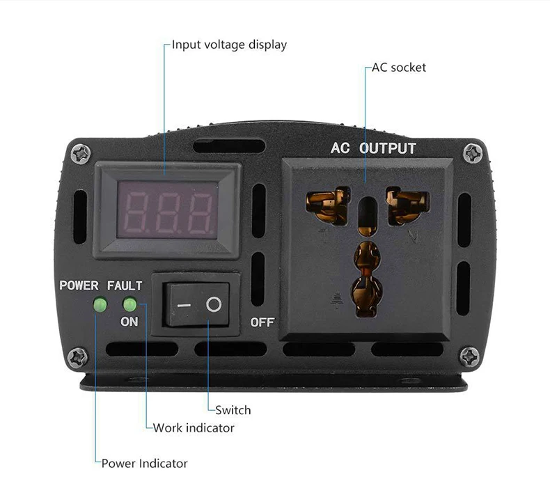 Vfd Generator Single Phase 12v To 220v 1000w 2000w 3000w Ac 12 Dc220