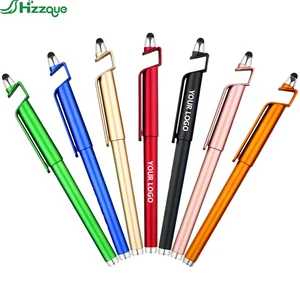 Hot Selling Customizable Logo Business Phone Holder Multifunctional Cheap Plastic Ballpoint Sports 0.5mm Popular Classic Gift
