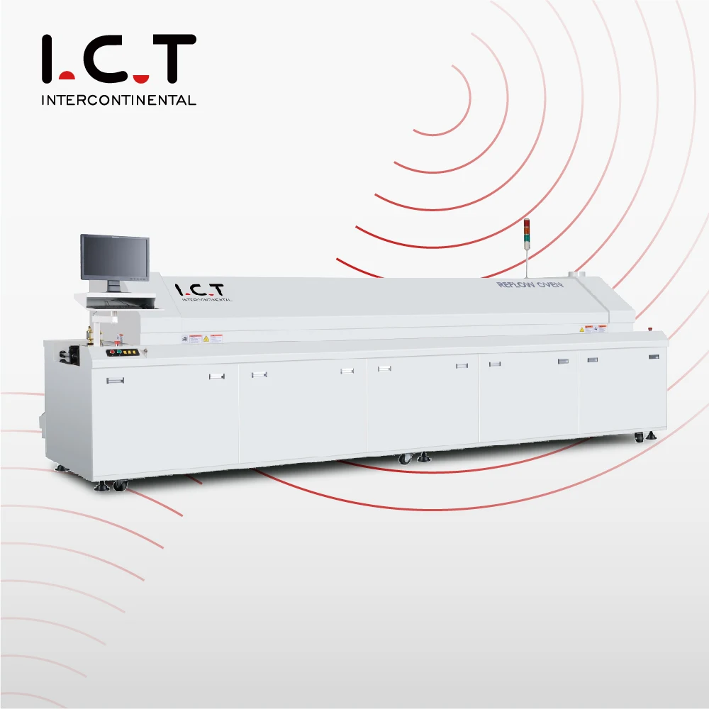 High Stability TSM Reflow Oven Conveyor Chain Vaccume Reflow Oven 4 Zone  PCB Oven With Wide Compatibility