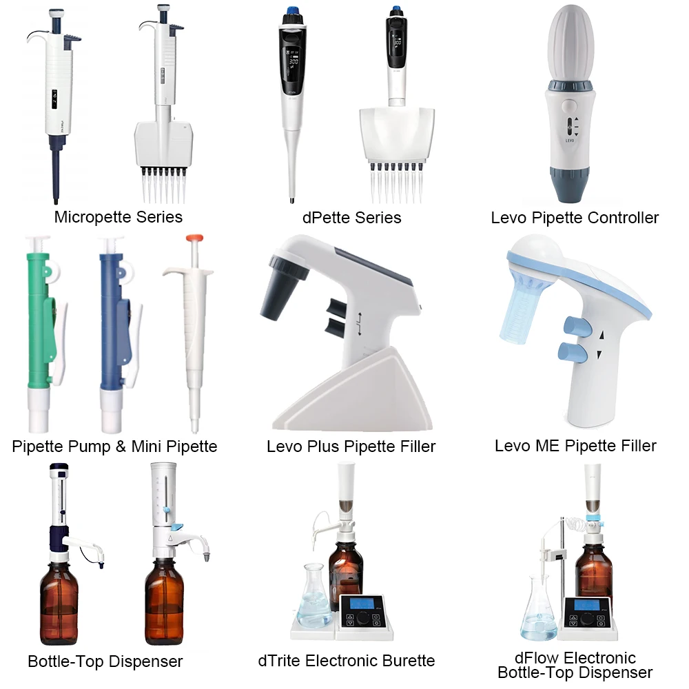 Mechanical Pipette Single-Channel Adjustable Vol. Micropette Mechanical ...