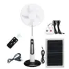 16 pollici + telecomando + 2 lampadine + pannello solare 16V 10W