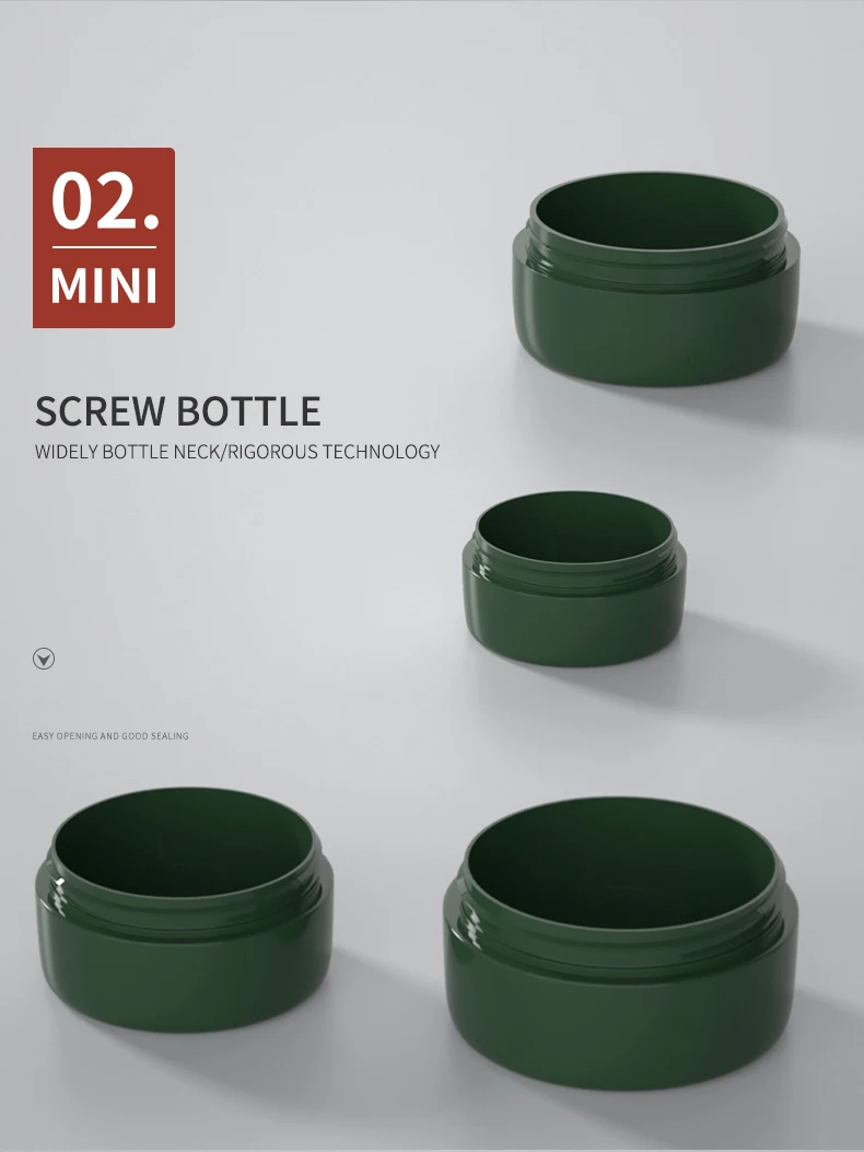 Luxury Custom 10g Round Cosmetic Packaging Face Cream Jars Skin Care