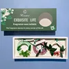 coffret cadeau de cire à anneau fixe, paquet de trois