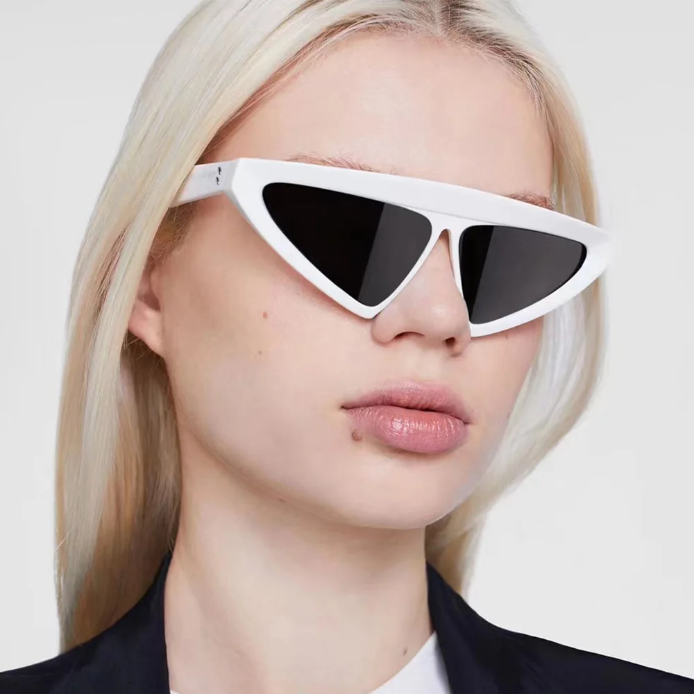 2023 Fashionable Sunglasses - Vintage Geometry Triangle Cat Eye