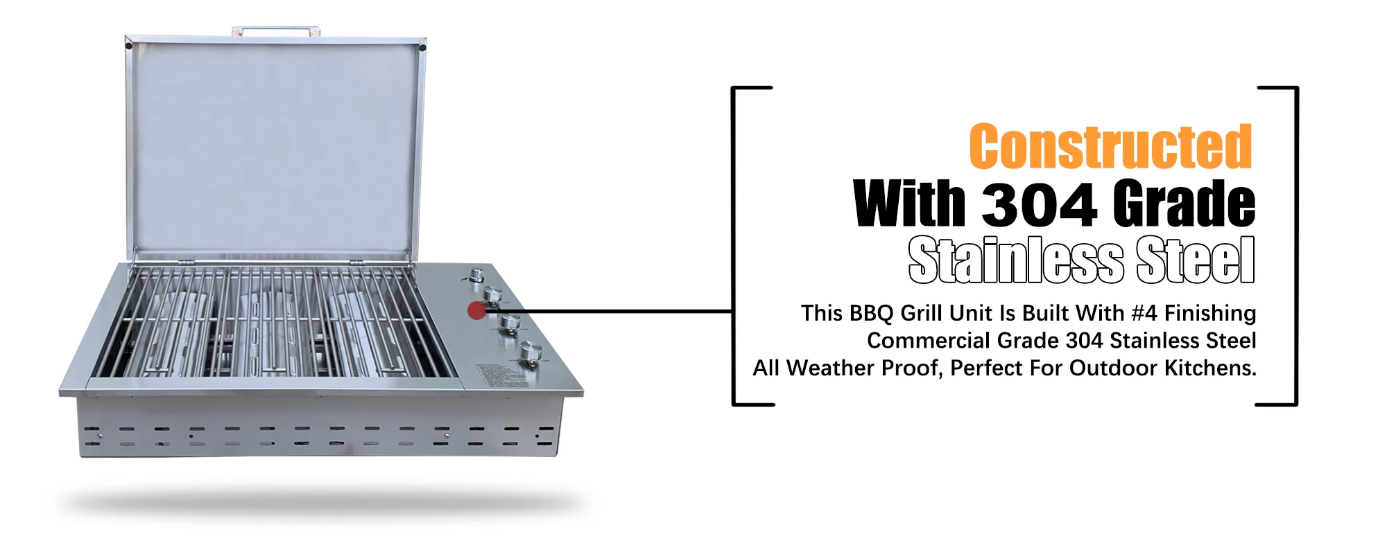 Mini Outdoor Kitchen BBQ Grill Cabinets Islands Heavy Duty 304 ...