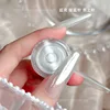 Crystal powder plated through ice
