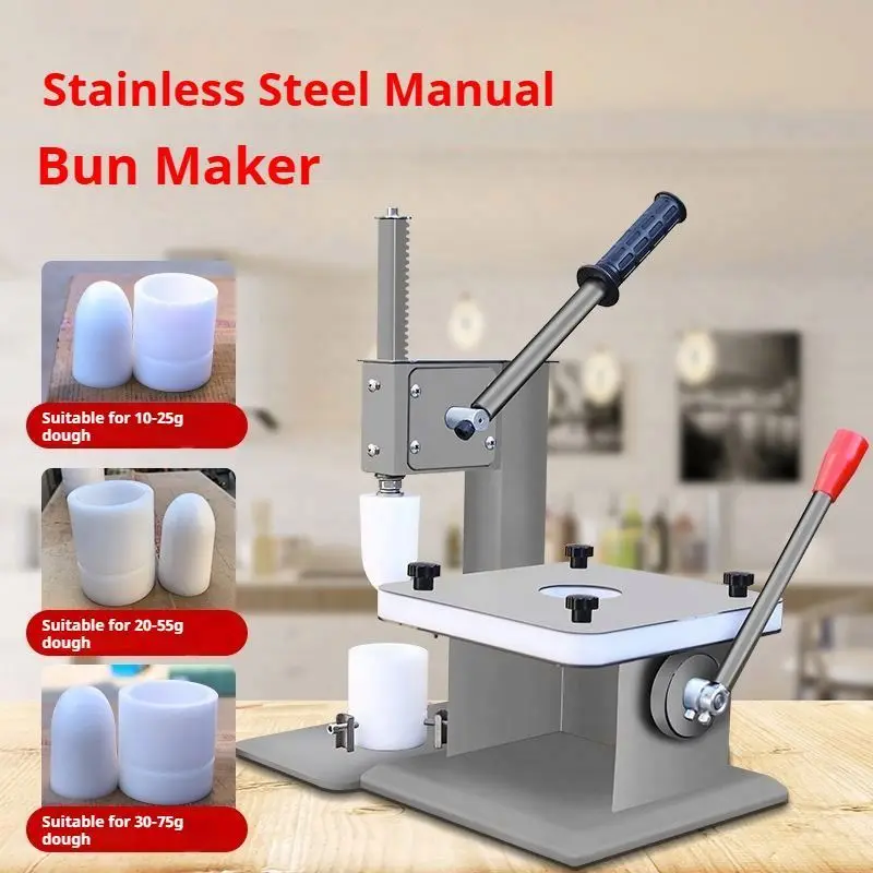 Tebak Manual Stuffed Bun Machine Commercial Forming Machine Manual Home Use Portable Steamed Stuffed Dough Press Cutting Machine