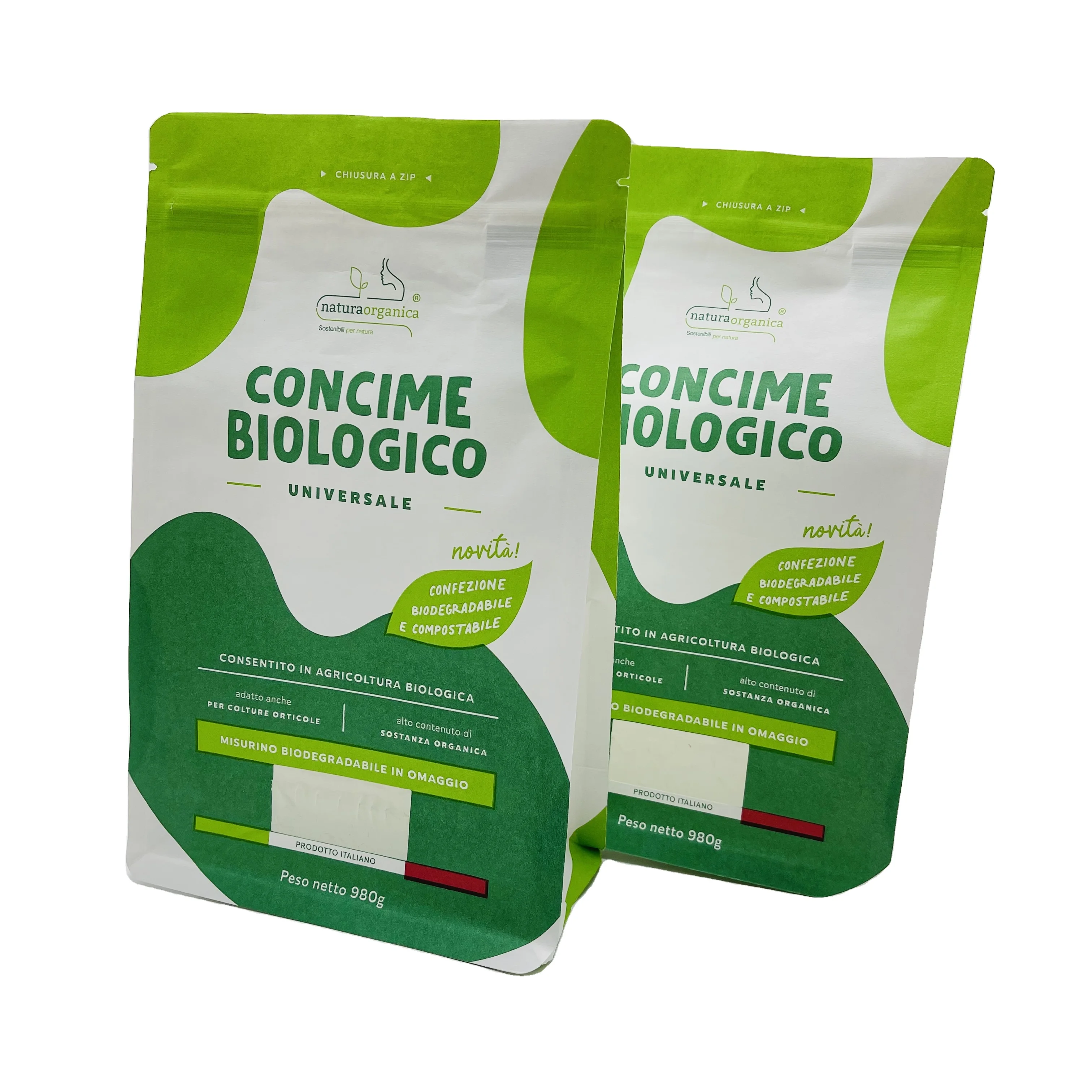 Ziplock Flat Bottom Custom Printed Drip Coffee Bean Packaging Coffee Bag with Valve