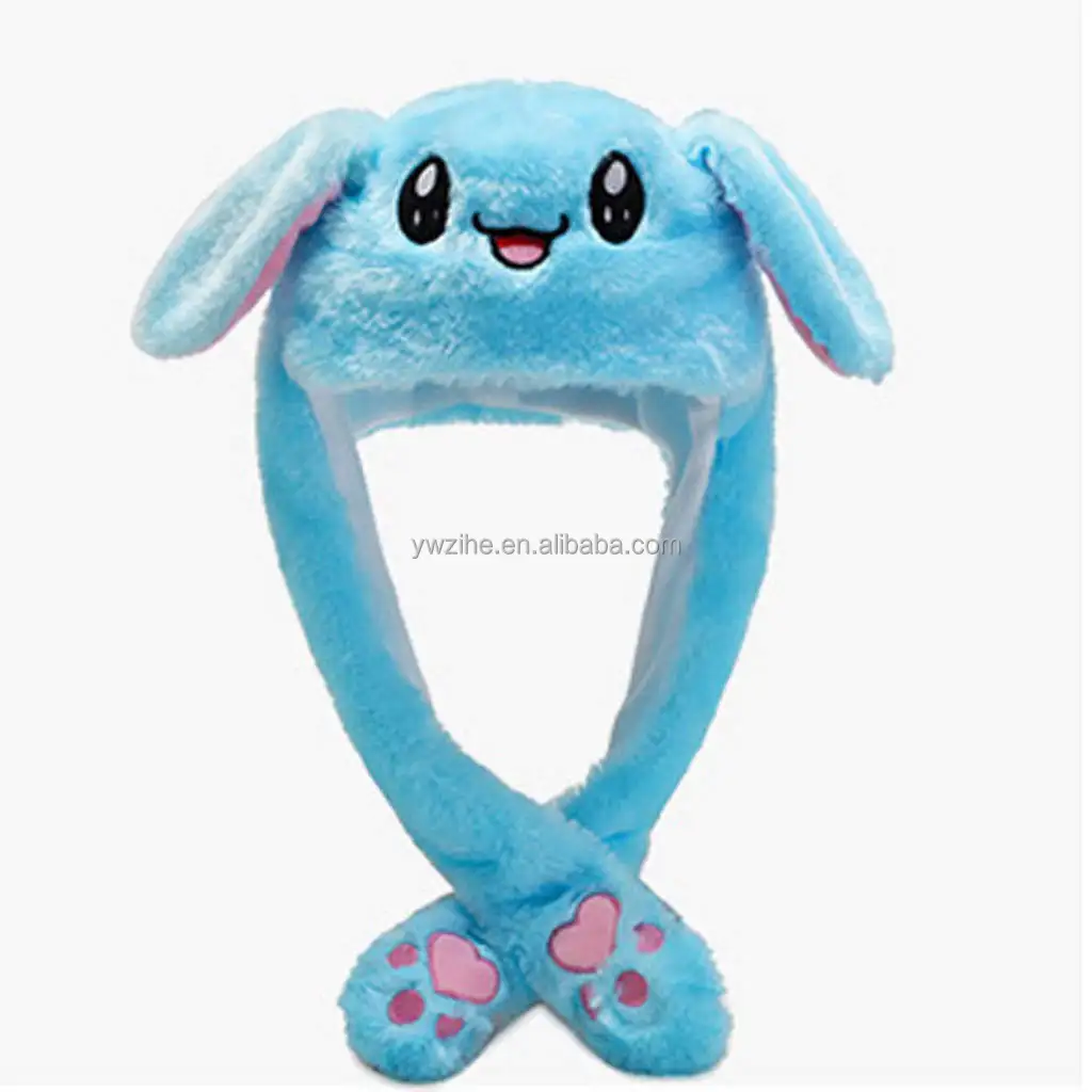 Fashion Rabbit Hat Ear Moving Jumping 