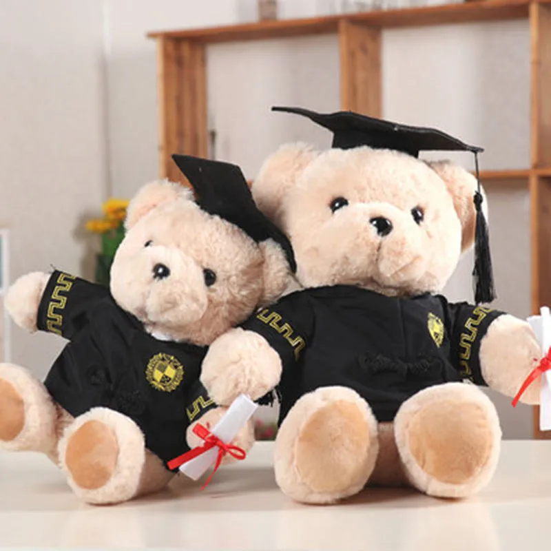 graduation plush animals