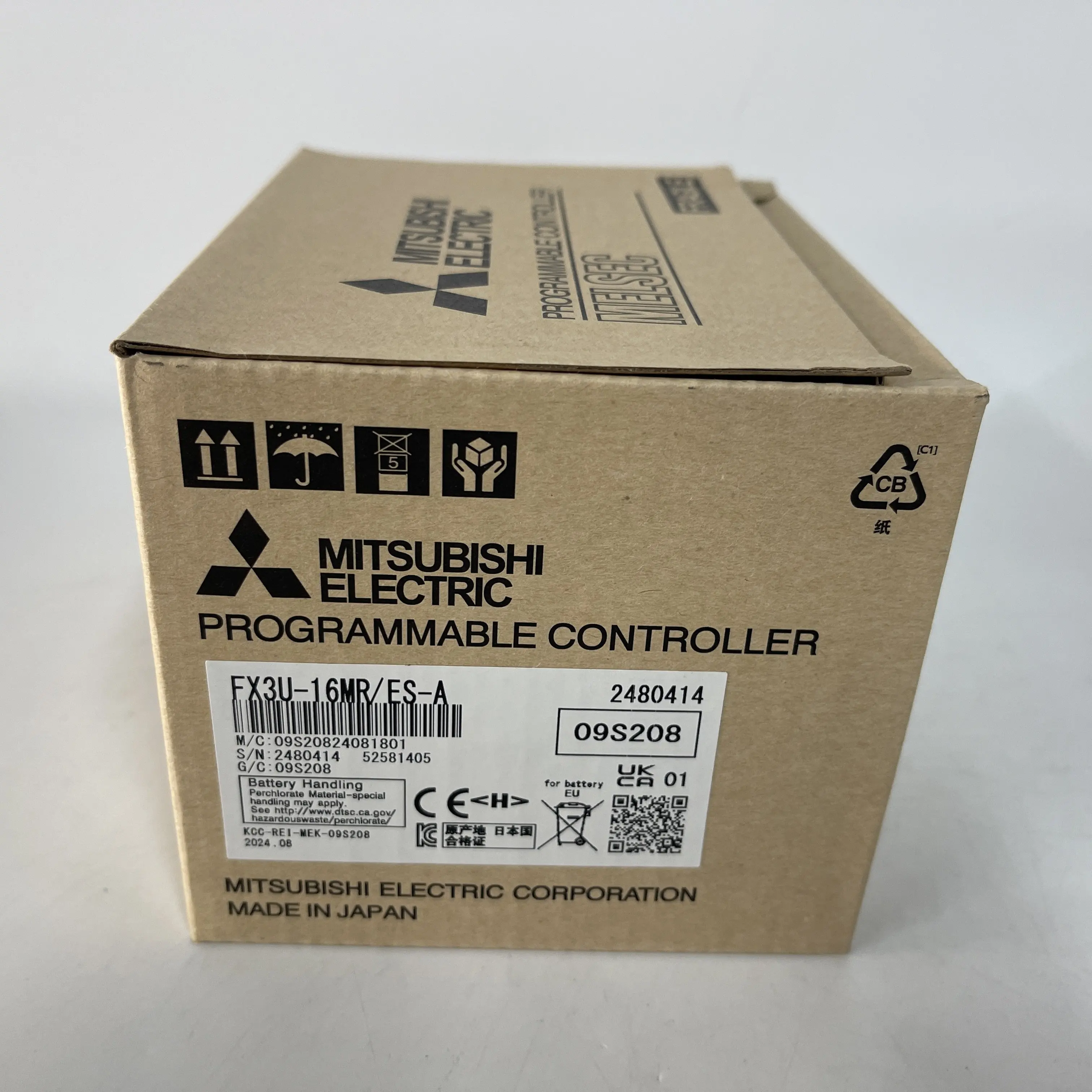 Mitsubishi FX3U PLC CPU FX3U-16MR/ES-A Mitsubishi FX3U PLC CPU FX3U-16MR/ES-A