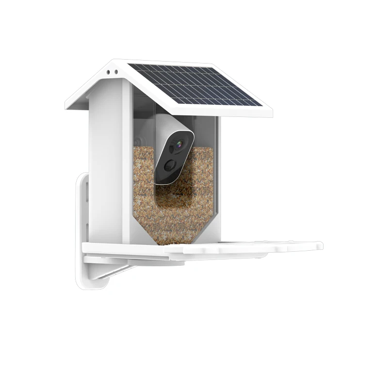 Hot Newest Solar Chargeable AI Recognition Bird Feeder With Camera