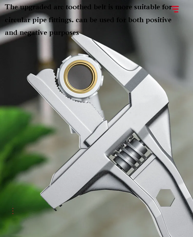 Short Handle Multifunctional Basin Wrench Sizes Kitchen Sink Wrench
