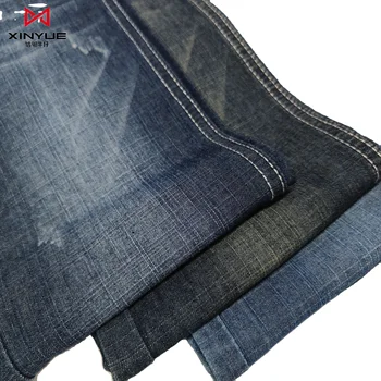 TC washed twill 80% cotton 20% polyester 5.4oz very lightweight denim fabric for hot sales dyed jeans fabric xinfuyuan cowboy