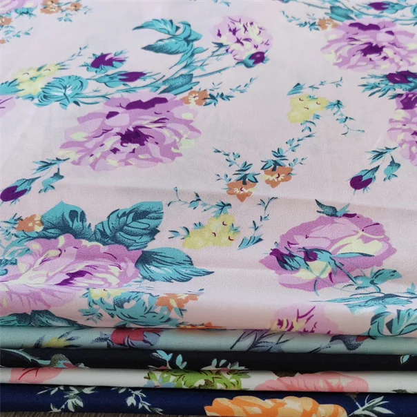 Polyester 2 Way Stretch Fabric For Sublimation Printing Roll Dress