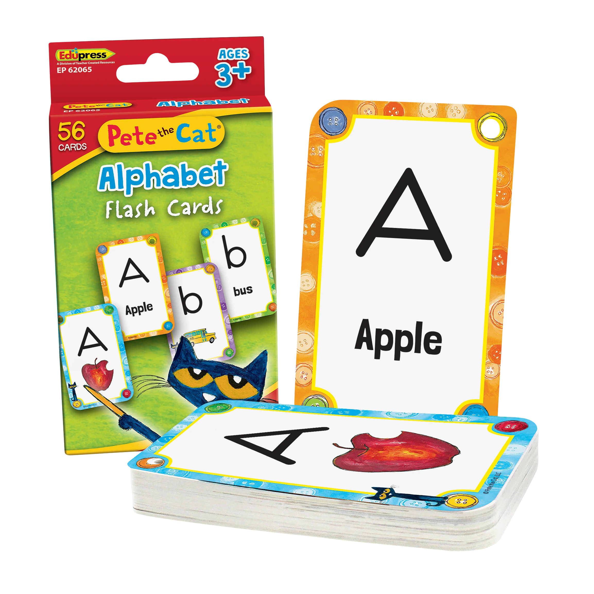 Custom Kids Flash Card Printing 52 Card Deck Children Educational Learning Card Deck