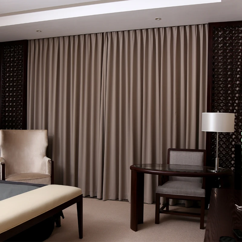 Battery System Motorised Control Window Luxury Blackout Curtains for the Living Room Kitchen Room Curtain Fabric