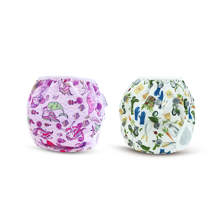 Высококачественные мягкие детские подгузники для плавания детей брюки водонепроницаемые удобные многоразовые регулируемые От 0 до 3 лет тренировочные