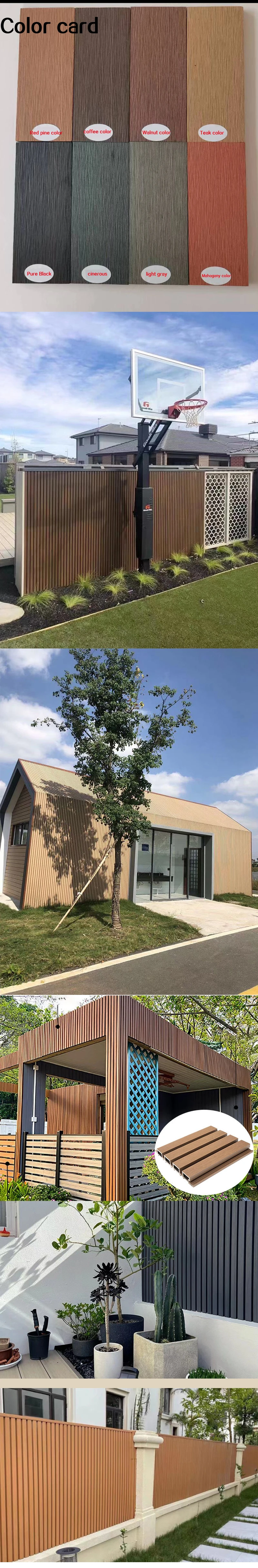 External Wpc Wall Cladding Great Outdoor Plastic Composite Garden ...