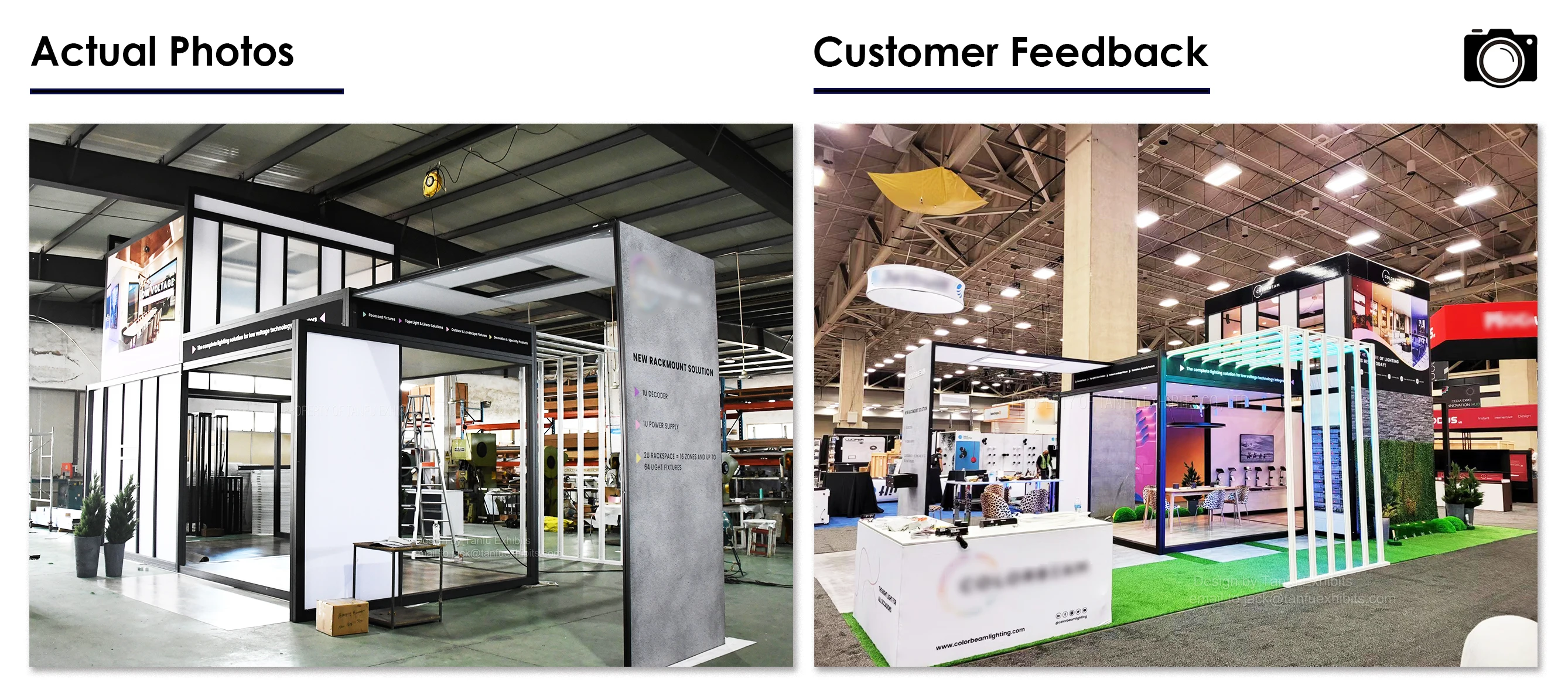 Unique Modular Aluminum Tube & Tension Fabric Customizable Exhibition ...