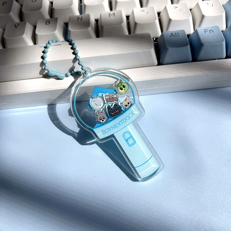 KPOP Idol Cute Cartoon BOYNEXTDOOR Light Stick Acrylic Keychain